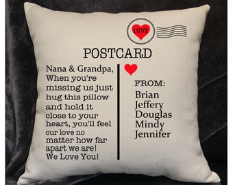 Download Postcard Pillow Etsy