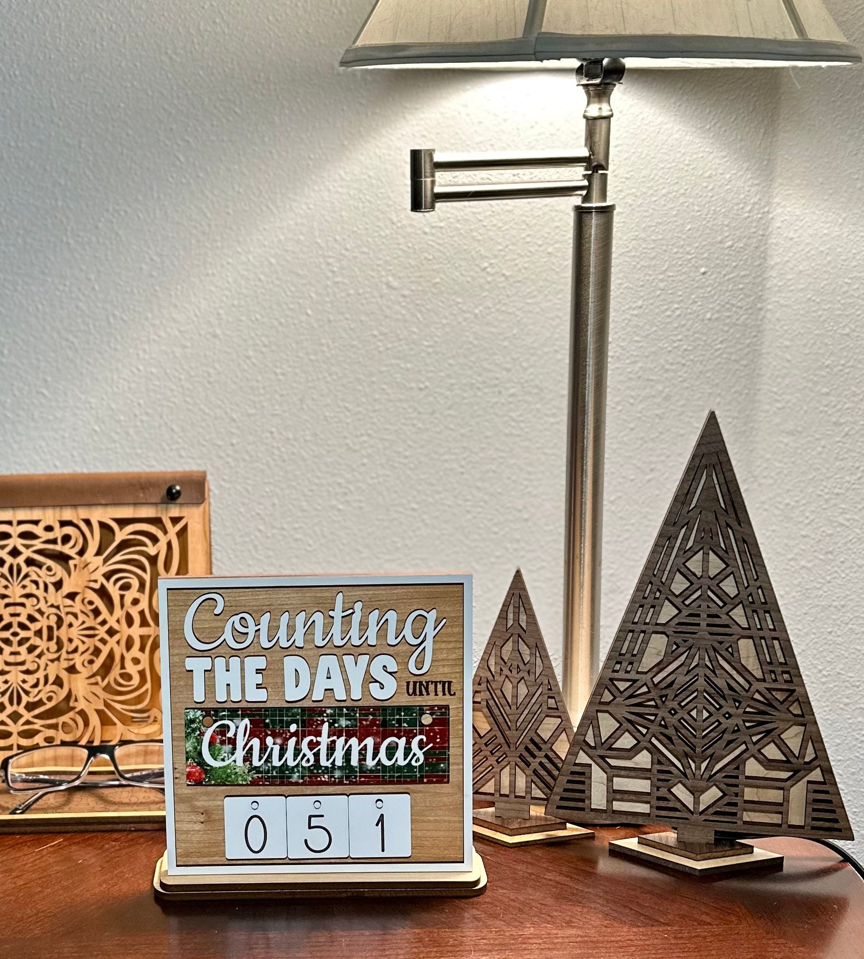 Countdown Plates Handmade Wood Countdown Sign, Vacation Count Down Tracker, Holiday ...