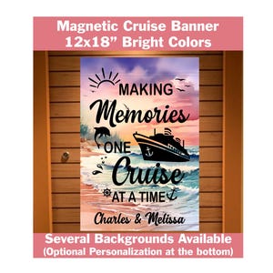 Cruise ship door magnetic decoration, Custom Cruise Banner, Cruise Door Magnet, Cabin Door Sign, Anniversary Vacation, Family Trip, Friends