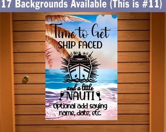 Personalized Cruise Door Banner, Magnetic Cabin Decor