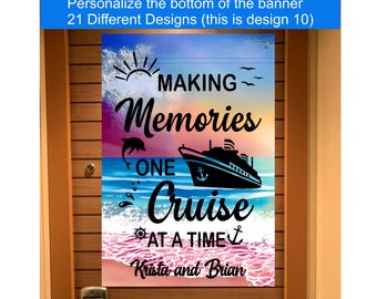 Cruise door decoration, Custom magnetic Cruise Ship Banner, Cruise Door Magnet, Cabin Door Sign, Family vacation, couples Cruise Trip, Girls