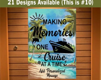 Cruise Door Decor, Personalized Keepsake for Your Cabin Door, Gift for Cruiser
