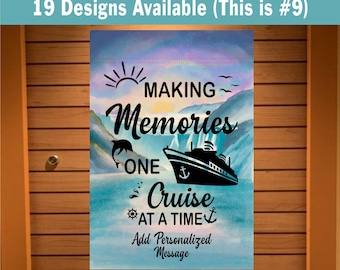Personalized Cruise Door Magnet Banner, Alaska Cruise Decor