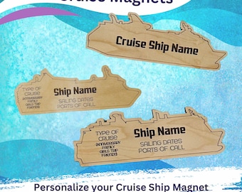 Personalized Cruise Ship Magnet: Cabin Door Decor