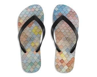 Unisex Adullt Flip-Flops Sandals Slipper Bathroom Flats Open Toed Slide Shoes Just Dab It Unicorn.png