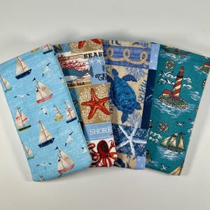 Sailboat, Lighthouse and Beachy Eyeglass Cases