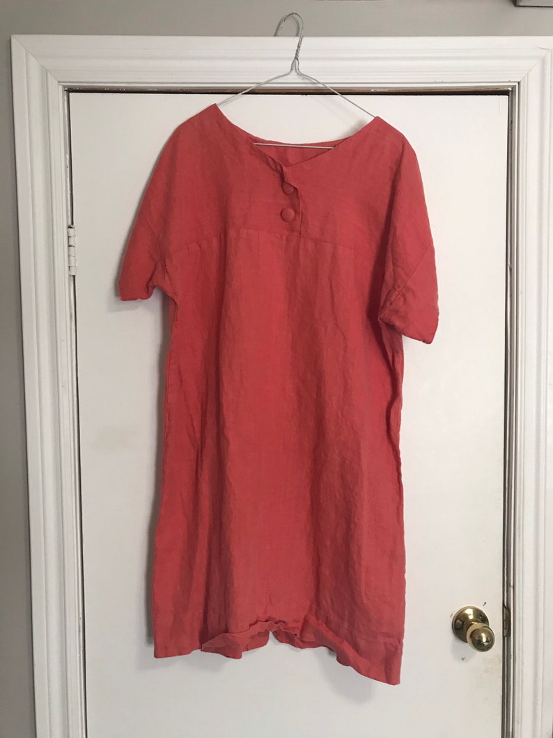 1980s Pink Dress