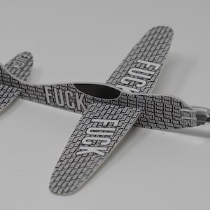 The Flying Fuck Plane stocking filler UK men dad Christmas secret Santa Stuffer cheap Gift Funny Sarcastic  Novelty Adult Swear Friend Gift