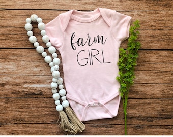 Farm Girl Baby Bodysuit