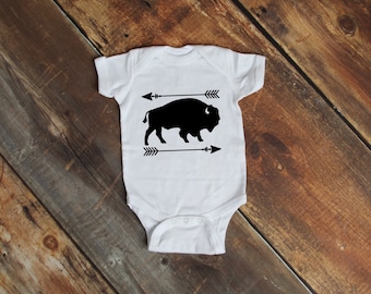 Buffalo/Bison Baby Bodysuit