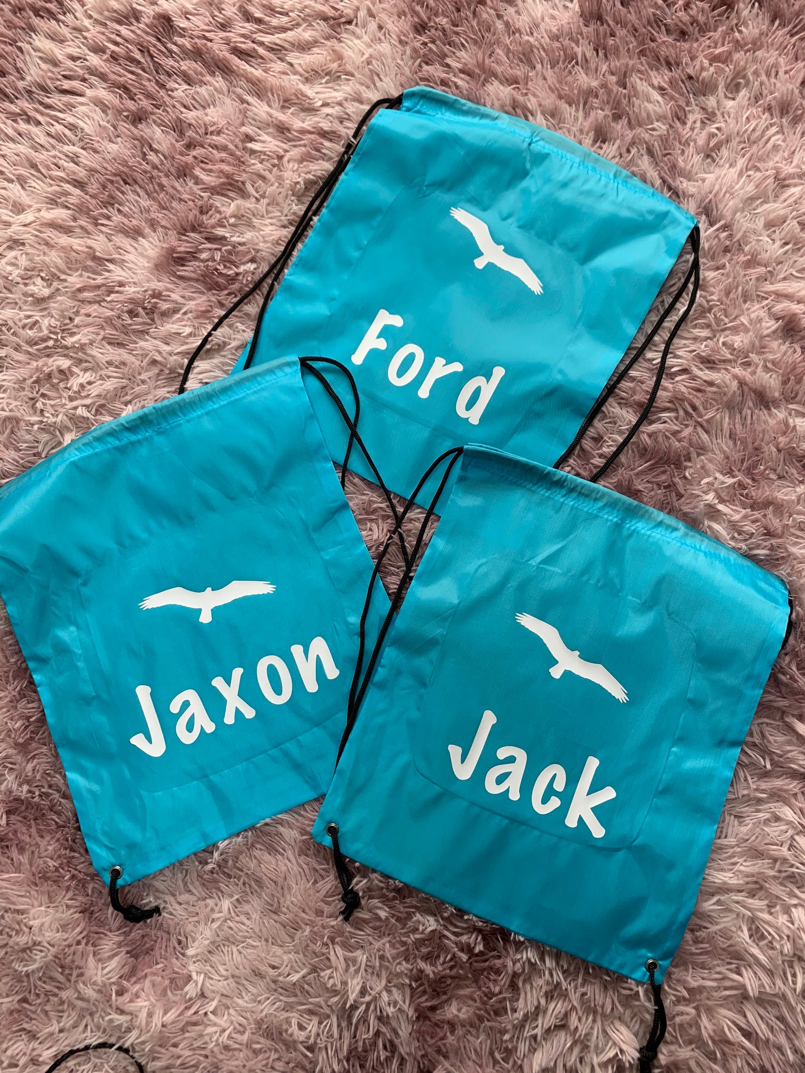 School bag / PE bag / PE kit bag / drawstring bag / back to Etsy