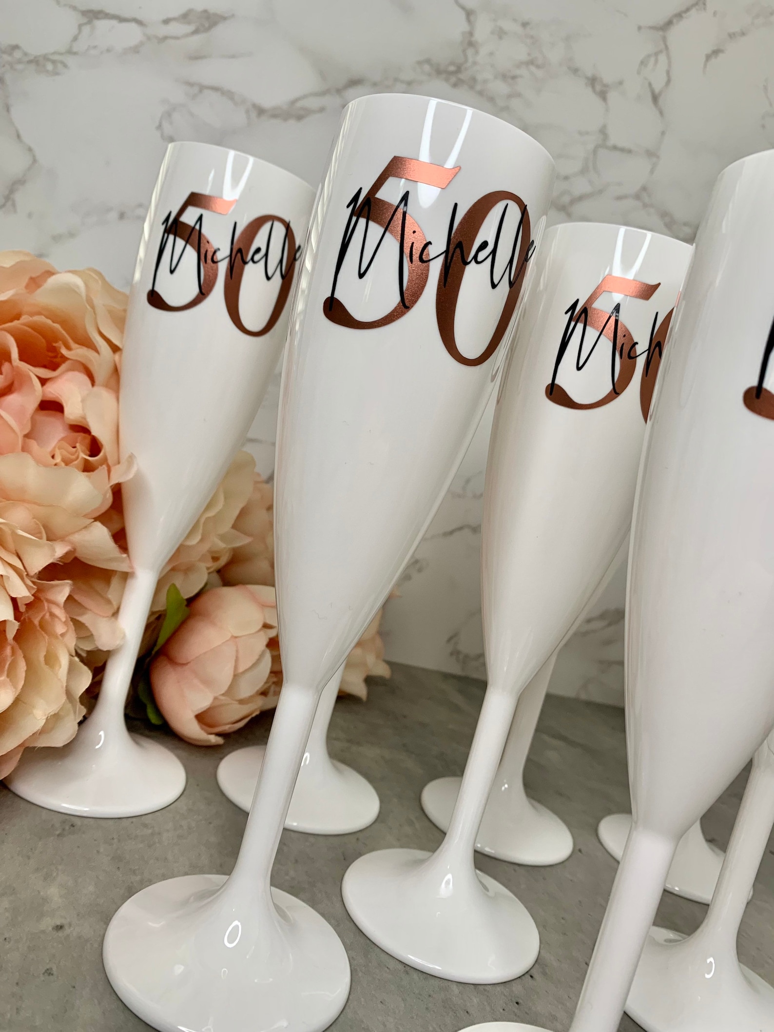 Bicchiere Flute Personalizzato Con Nome E Dedica - Regalo 18 Anni - Foto 6