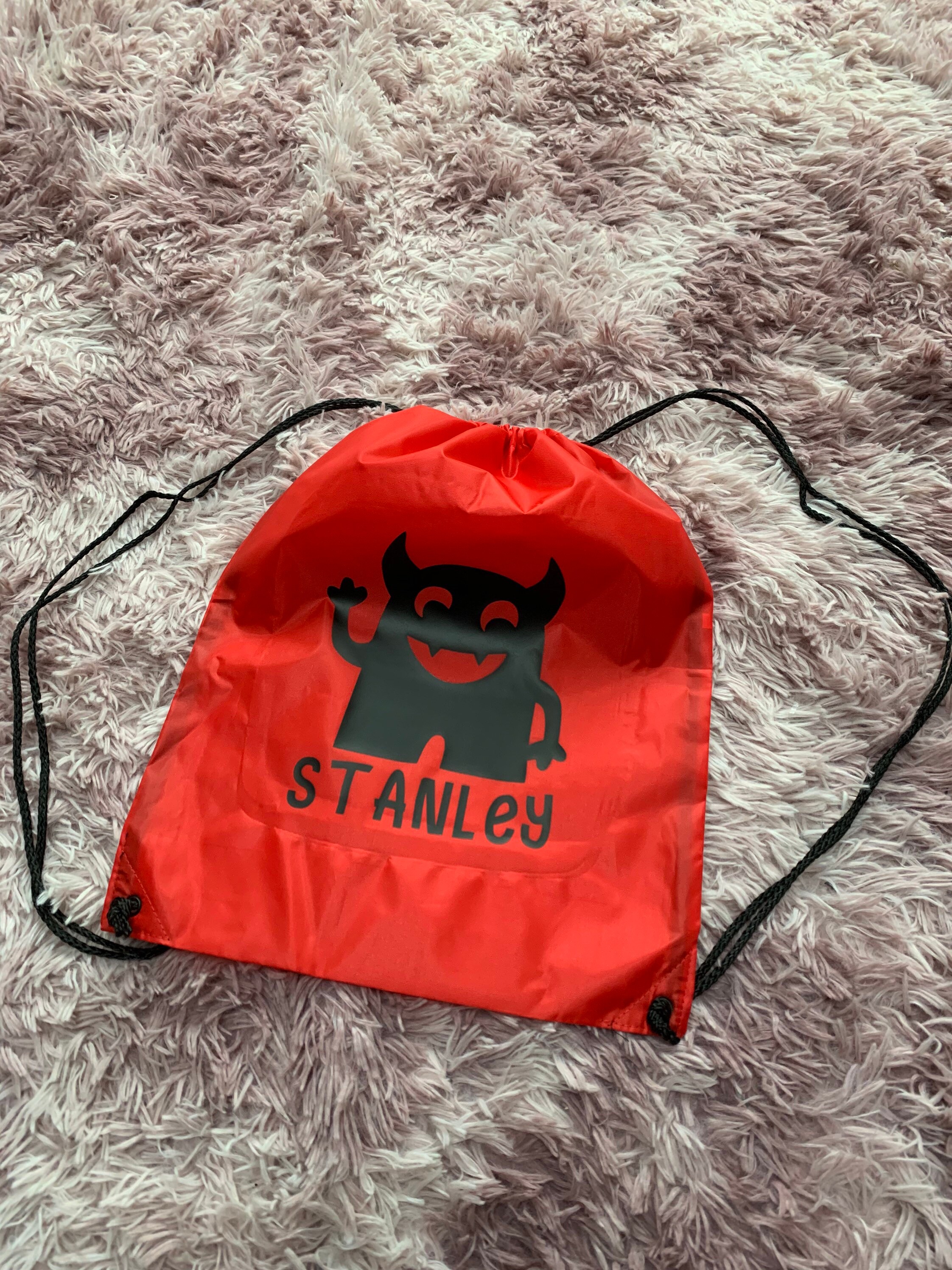 School bag / PE bag / PE kit bag / drawstring bag / back to | Etsy