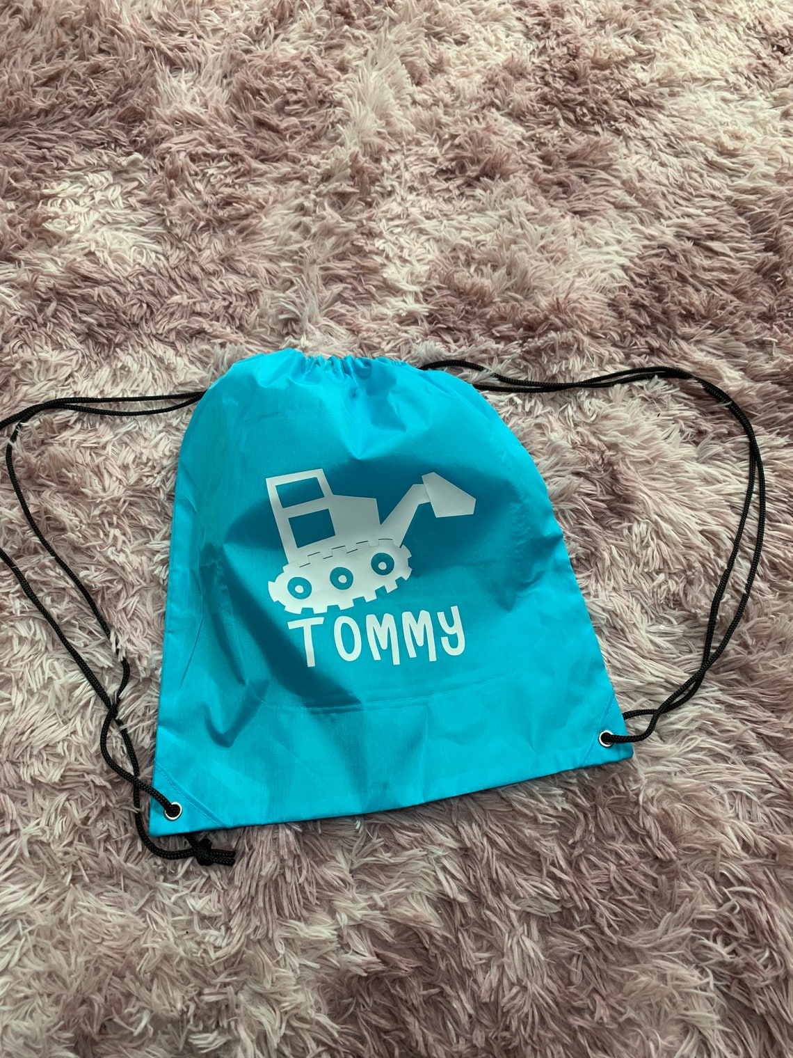 School bag / PE bag / PE kit bag / drawstring bag / back to Etsy