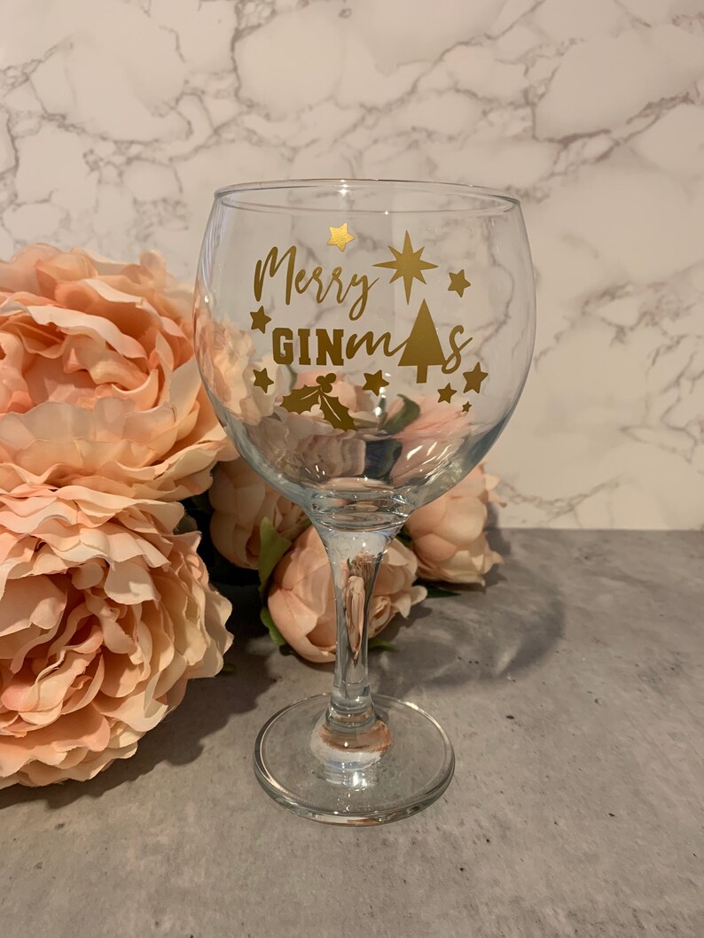 Christmas Gin Glass / Ginmas / Gin Glass / Personalised Gin - Etsy UK
