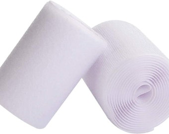 4" Velcro® Brand MIL-SPEC White Hook and Loop Set - 1 YARD - Uncut