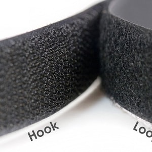 Velcro® Brand 3/4&quot; Hook and Loop Set - SEW-ON TYPE- 10 Yards - Black