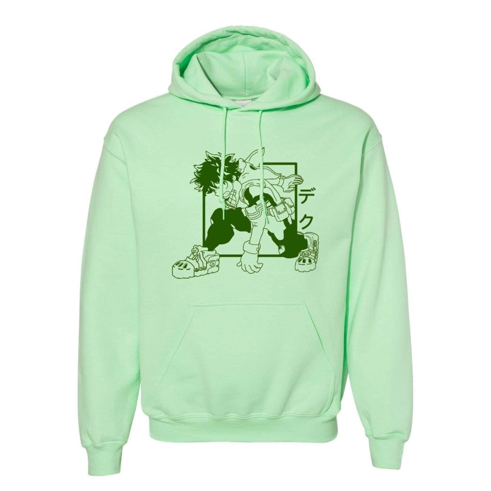 green hoodie character