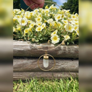 Large Bulky Quartz Crystal Choker