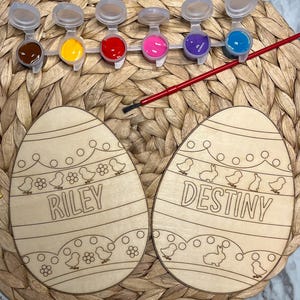 Personalized Easter Egg Paint Kit, Easter Basket Stuffer, Easter Egg Gift, Personalized Easter Egg, Easter Basket Accessories