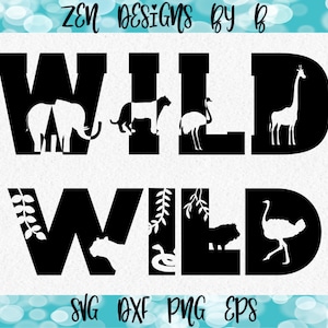 Wild SVG Cut File Bundle