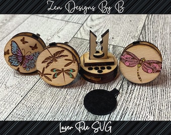 Butterfly Dragonfly Car Vent Diffuser Laser SVG Bundle (Digital Download)