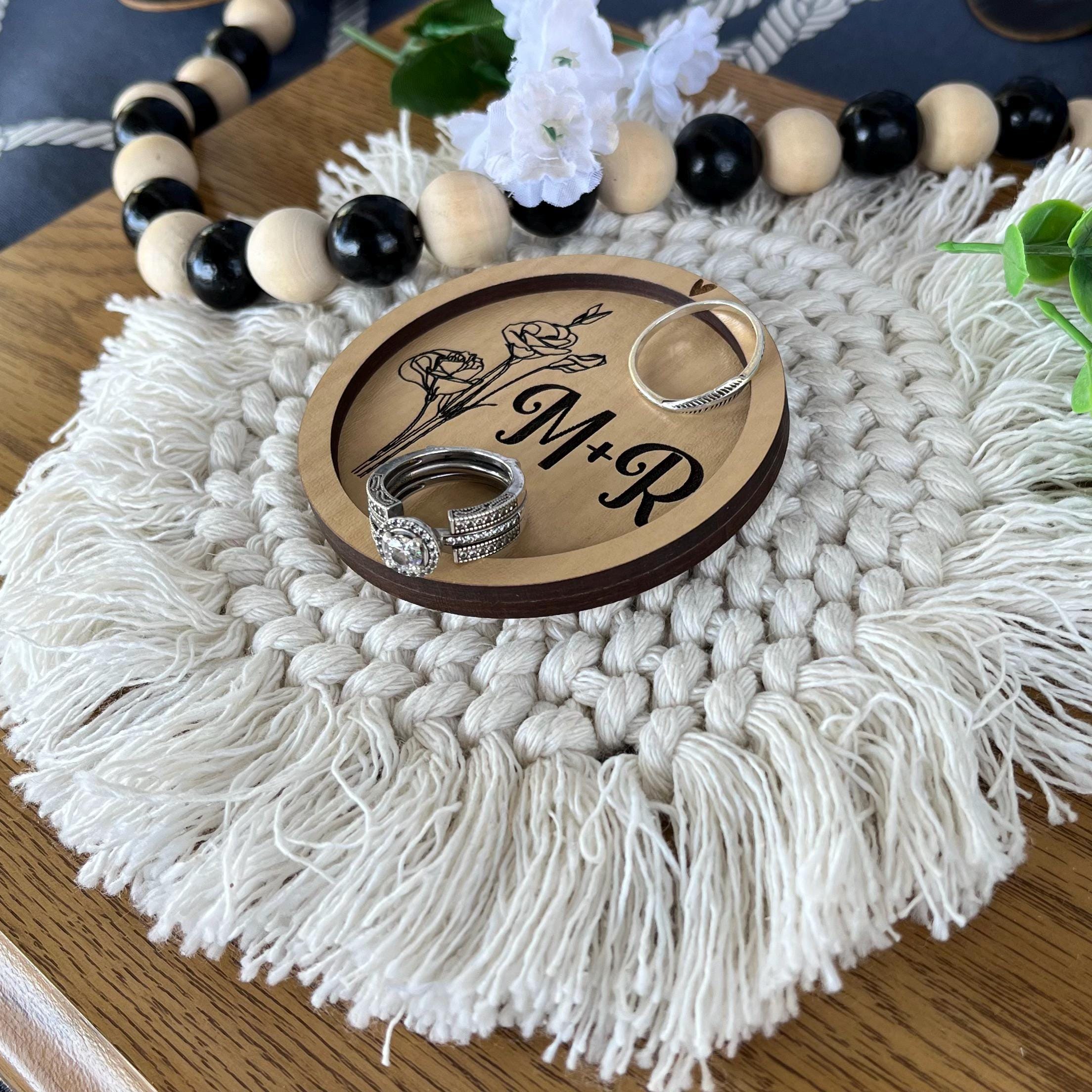 I Promise To Love And Laugh With You - Personalized Custom Jewelry Dish - Gift For Girlfriend