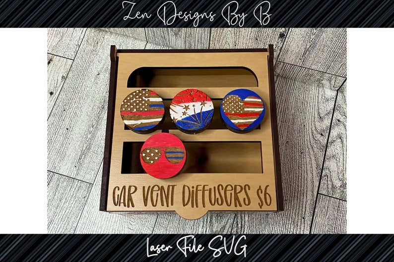 Diffusser Svg Car Vent Diffuser Box Laser SVG, Diffuser Stand - Etsy