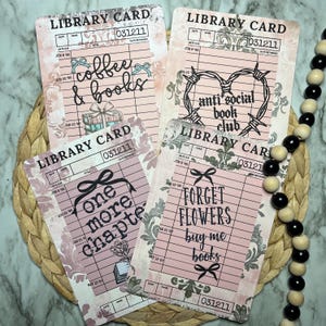 Vintage Library Card Kindle Clear Case Insert, Pink Kindle Insert, anti social book club Kindle Insert, Bookish Gift, Buy me books Insert