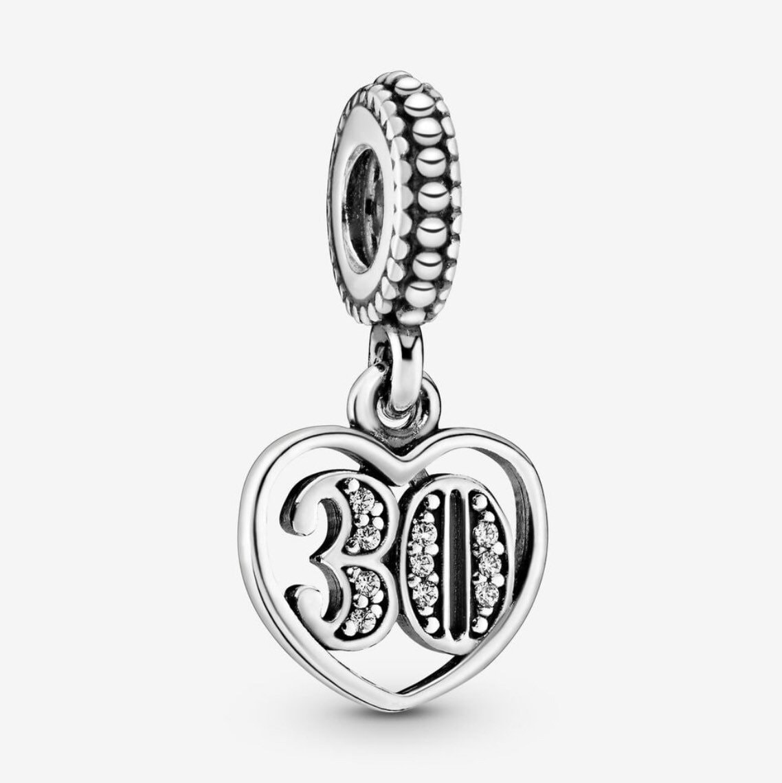 New PANDORA Charm 30th Birthday ALE S925 791287CZ Etsy