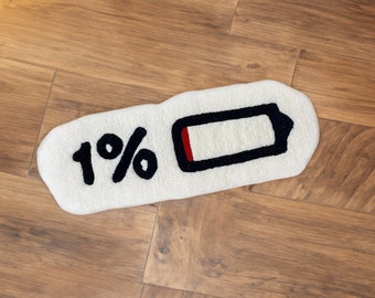 SPEDIZIONE VELOCE Tappeto trapuntato 1% batteria, tappeto tufting, tappeto fatto a mano, tappeto personalizzatoRegali personalizzati, regali personalizzati