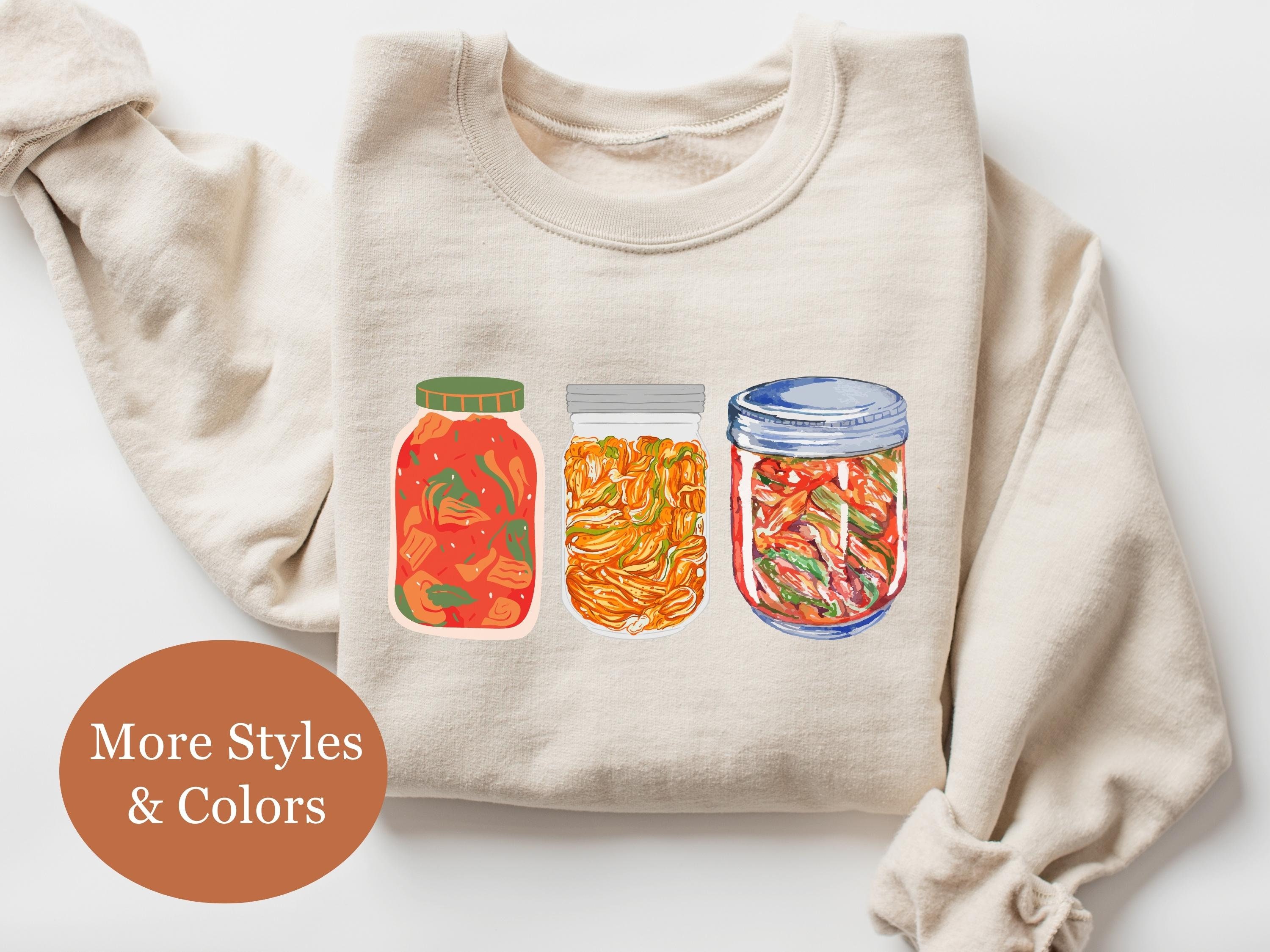 Kimchi Sweatshirt, Kimchi Jars Sweater, Korean Food Sweatshirt, Kimchi Kids Sweater, Kimchi Shirt, Korean Gift, Kimchi Hoodie, Kimchi Tee