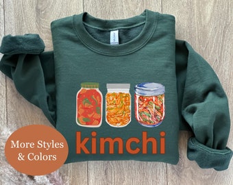 Kimchi Sweatshirt, Kimchi Sweater, Korean Food Sweatshirt, Kimchi Kids Sweater, Kimchi Shirt, Crewneck Sweatshirt, Kimchi Hoodie, Korea Love