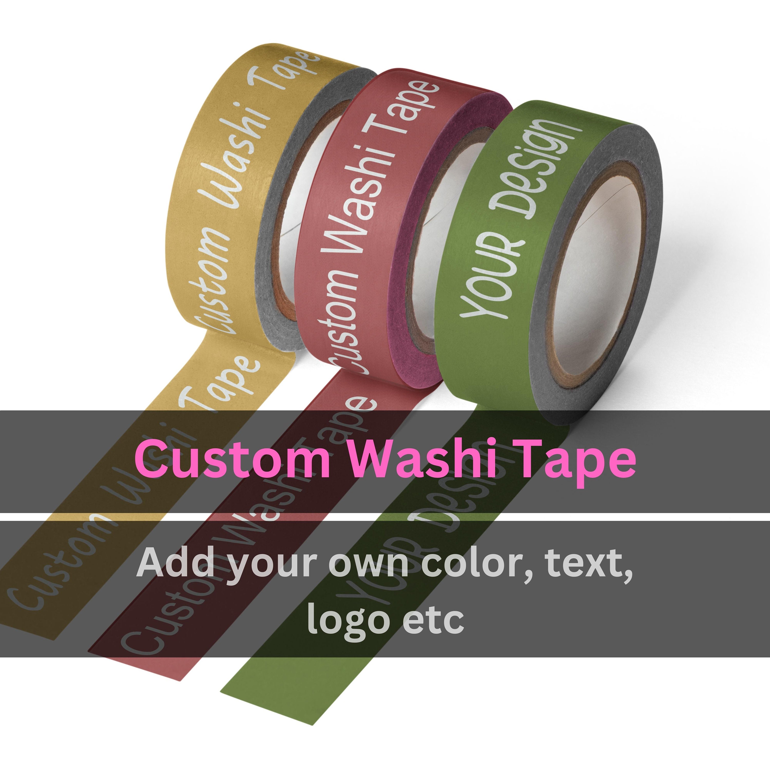 Custom Packing Tape, Gummed Tape, Personalised Packing Tape With Your Logo  , 50mm Wide , Eco Friendly Packing Tape, Water Activated Tape 