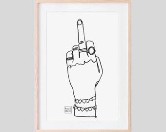 Middle Finger Fresh Severed Keychain Etsy