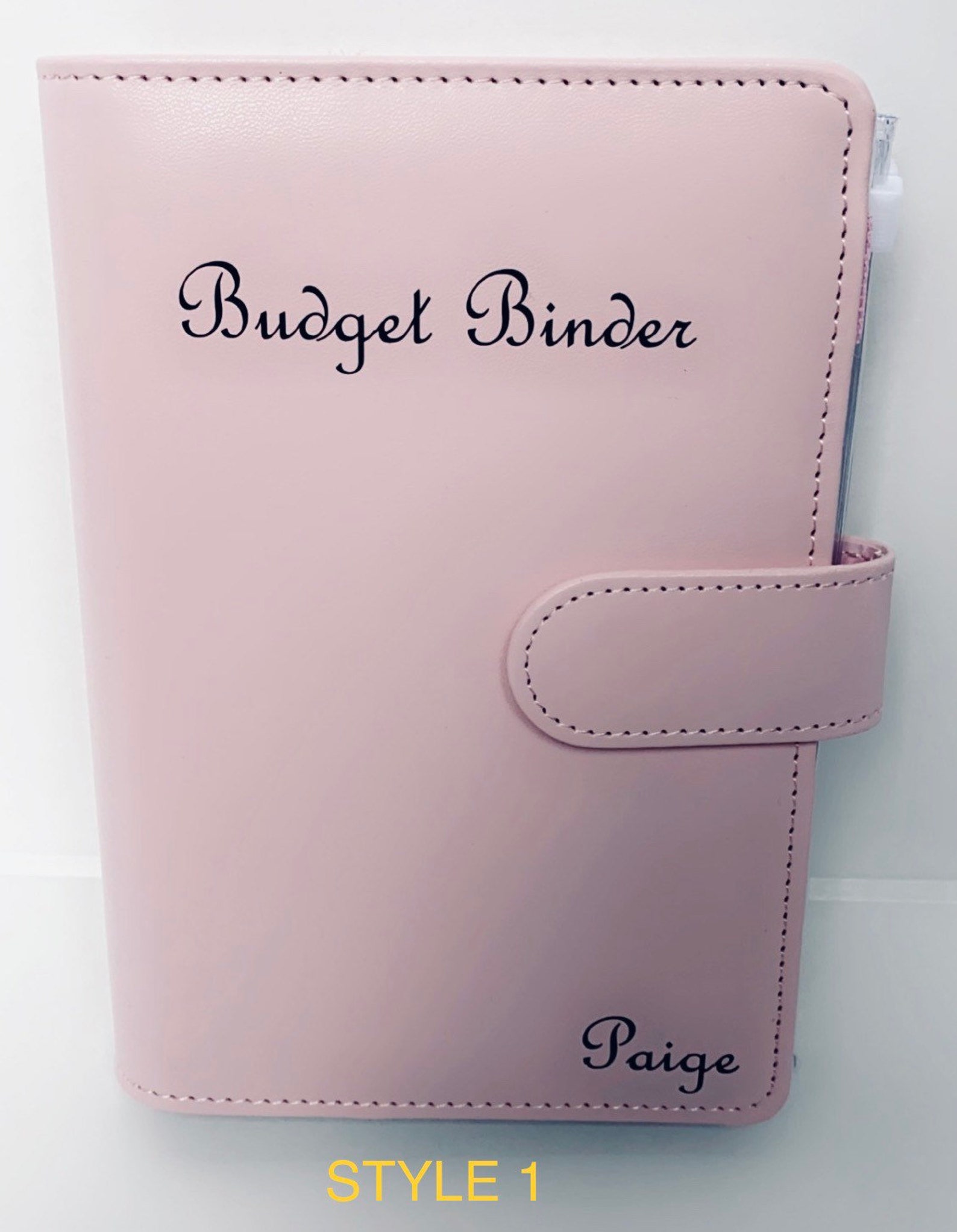 Personalised Budget planner A6 binder cash stuffing saving Etsy
