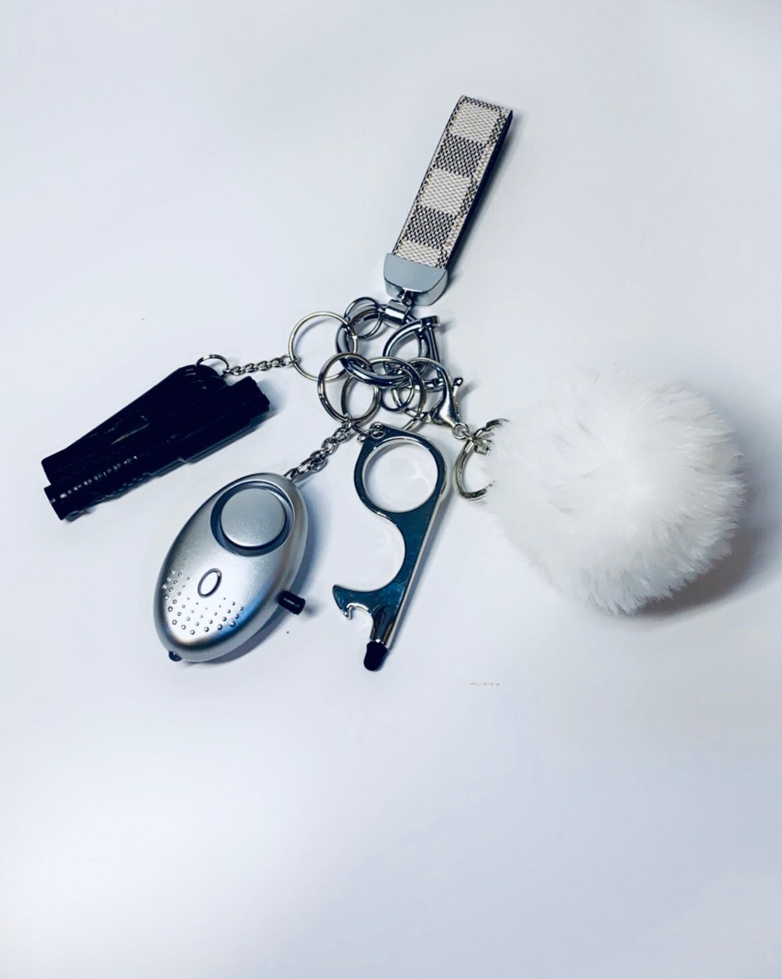 Safety keychains multi tool kit Safety alarm car emergency Etsy