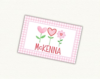 Valentine Flower Placemat