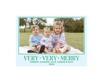 Very Merry Holiday Card