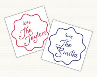 Curved Family Tag