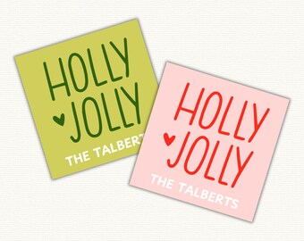Holly Jolly Gift Tag