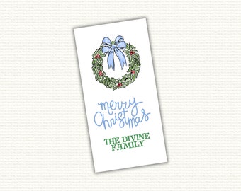 Rectangular Wreath Tag