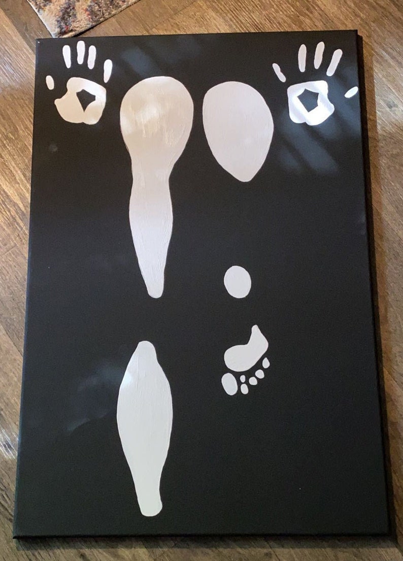 diy booty canvas painting