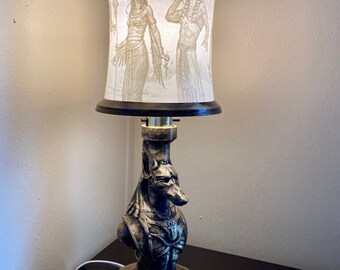 egyptian floor lamp