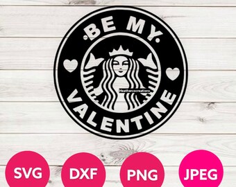Coffee Valentines Day Files, cut files for cricut, svg, dxf, PNG