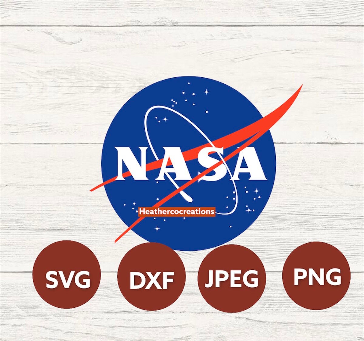 NASA logo svg layered pack Nasa logo Printable ClipartNASA | Etsy