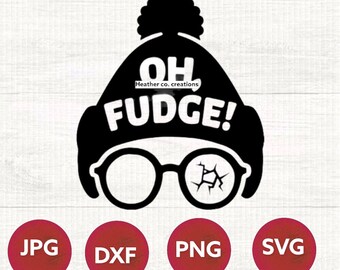 Christmas SVG, Oh Fudge Svg, Merry Christmas SVG, Fudge Svg, Christmas png, Christmas Cricut, Cricut, Silhouette Cut