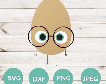Gutes Ei SVG, Cricut Design Weltraum Bild, Kinderbuch Figur, Vorschul/Kindergarten Bulletin Board Schnittbild Ei