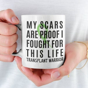 Transplant Gift Mug, Liver Tranplant, Heart Transplant, Lung Transplant, Kidney Transplant Gift, Organ Donation Awareness Mug