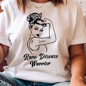 Rare Disease Warrior T-shirt, Rare Chronic Illness Shirt, Rare Disease Awareness, Rare Disease Day Shirt